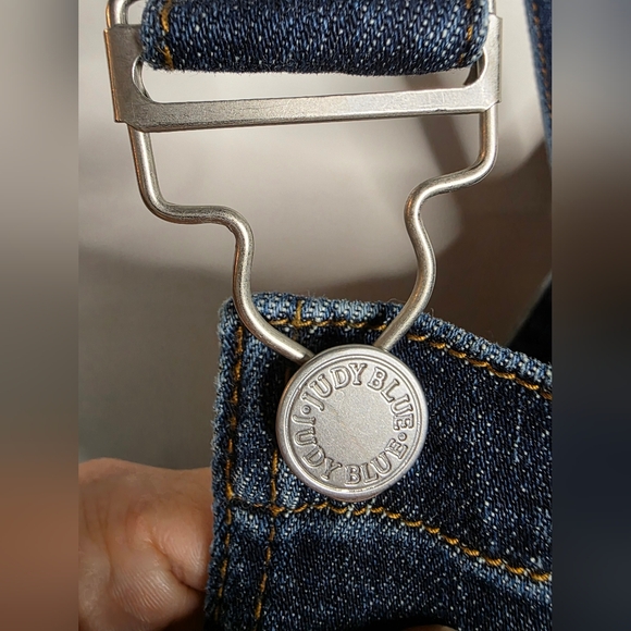 *2 FOR $30* Judy Blue Dark Denim Overall Dress - Picture 8 of 16
